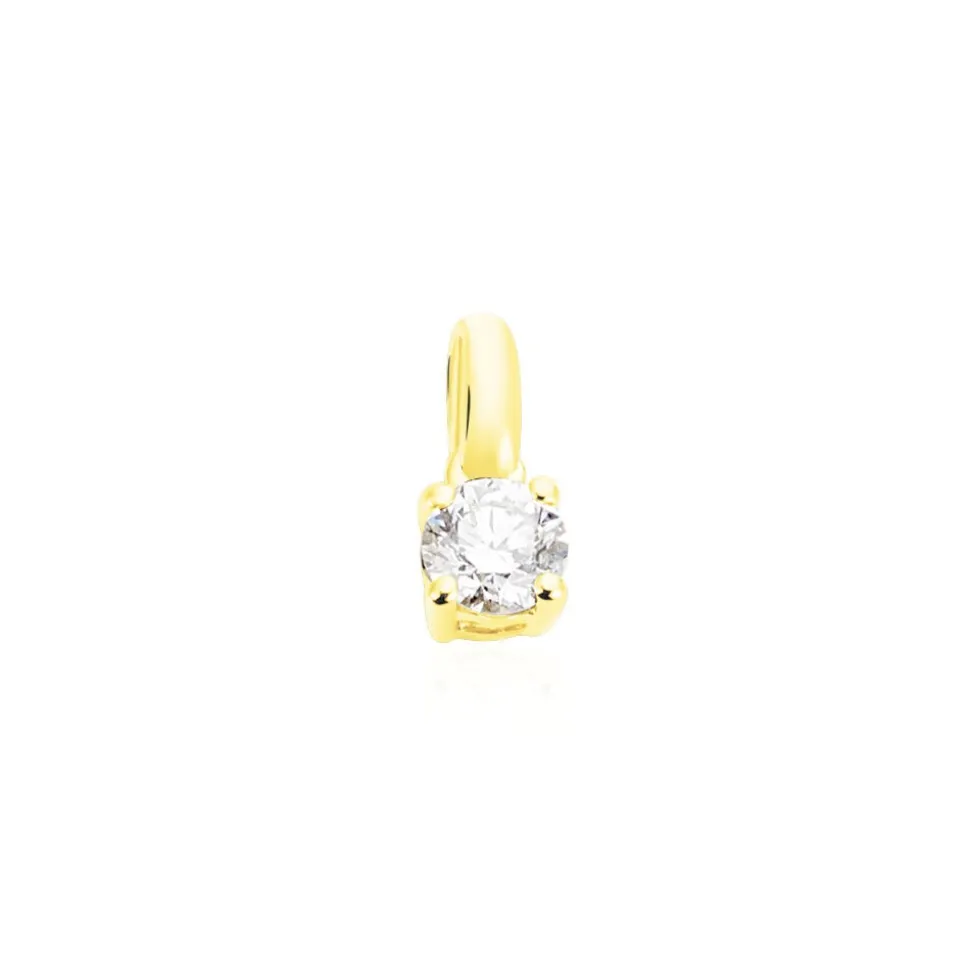 Pendentif Victoria Or Jaune Diamant