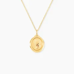 Marc Orian Pendentifs|Bijoux Homme > Pendentif Vierge Ovale Or Jaune