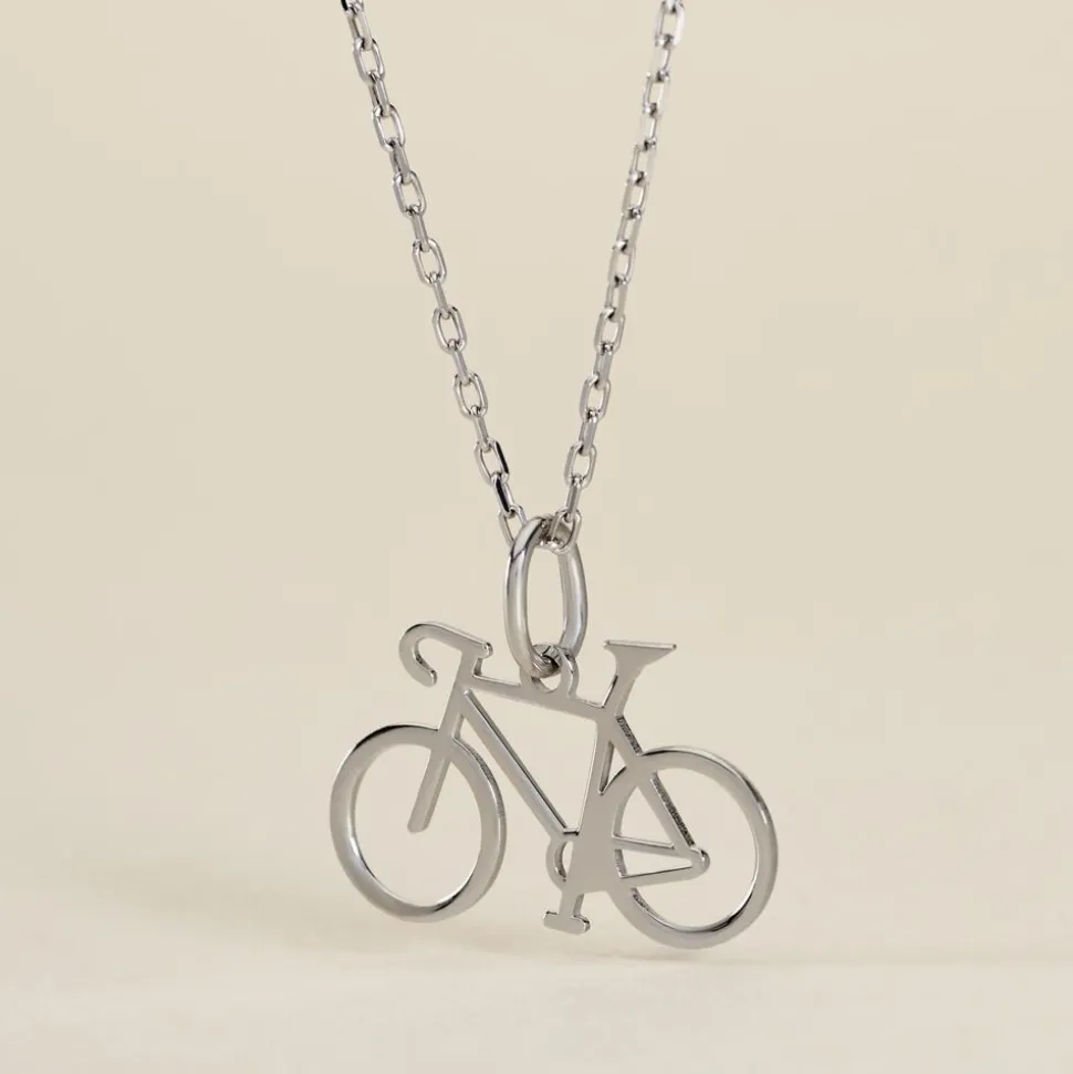 Pendentif Vince Argent Blanc