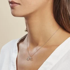 Pendentif Vince Argent Blanc