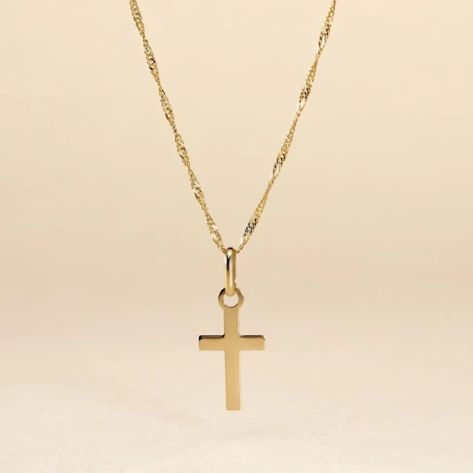 Pendentif Yoanie Croix Or Jaune