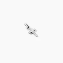 Marc Orian Pendentifs|Bijoux Homme > Pendentif Yona Croix Striee Or Blanc