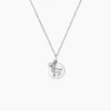 Marc Orian Pendentifs|Pendentifs Personnalisés > Pendentif Zodiaque Rond Argent Blanc