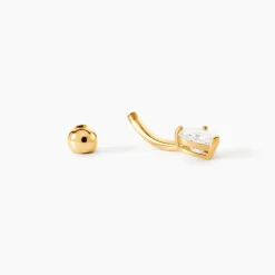 Marc Orian Piercings|Boucles D'Oreilles Cœur > Piercing Cornelis Or Jaune Oxyde De Zirconium