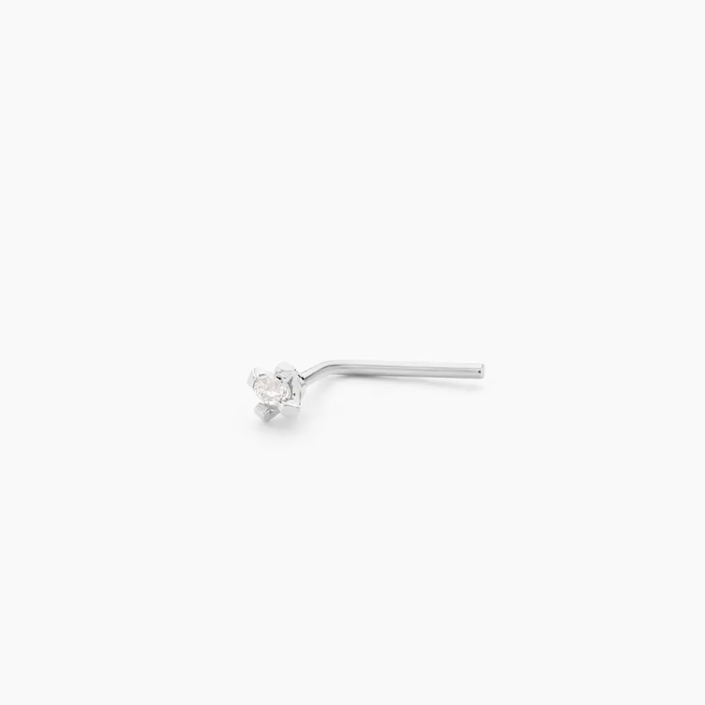Marc Orian Piercings|Bijoux Homme > Piercing De Nez Demetrie Or Blanc Diamant