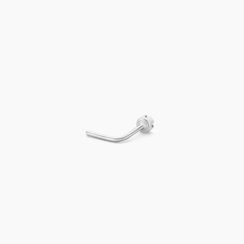 Marc Orian Piercings|Bijoux Diamant > Piercing De Nez Demetrie Or Blanc Diamant