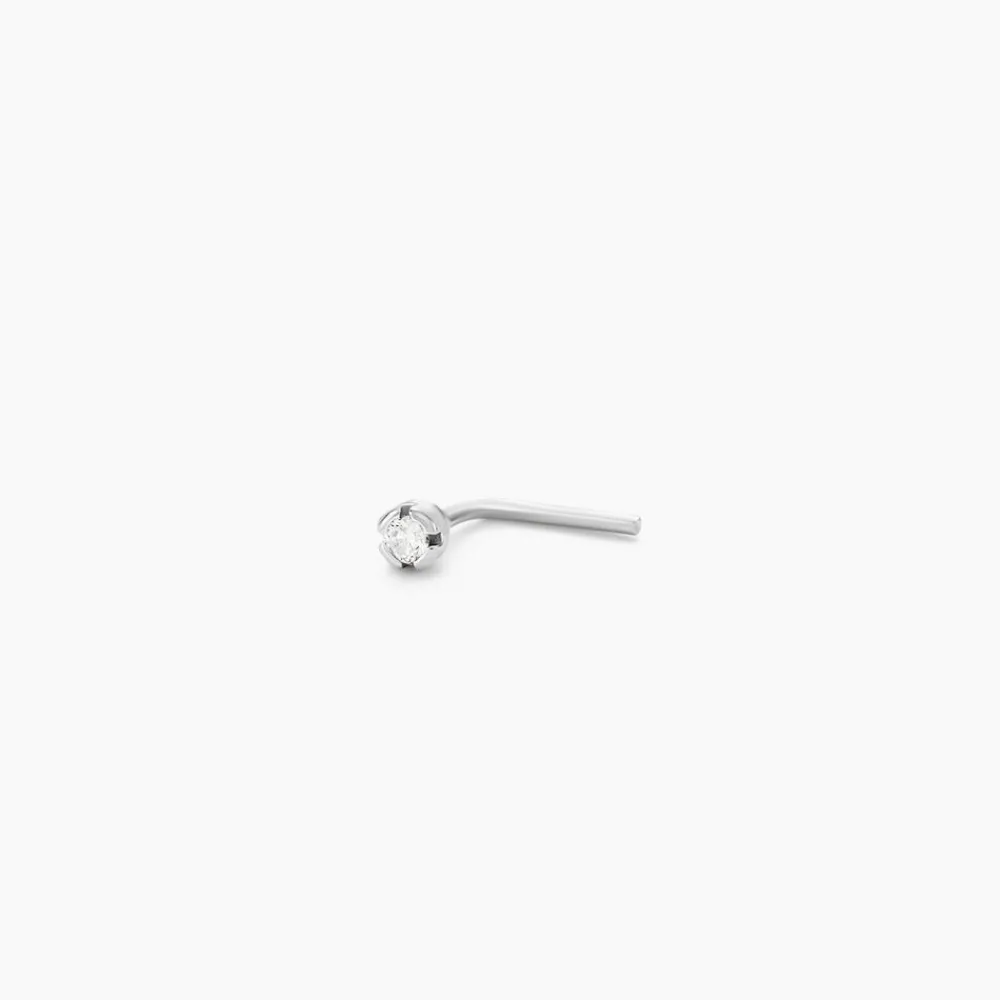 Marc Orian Piercings|Bijoux Diamant > Piercing De Nez Demetrie Or Blanc Diamant