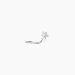 Marc Orian Piercings|Boucles D'Oreilles Or > Piercing De Nez Deodate Etoile Or Blanc
