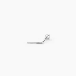 Marc Orian Piercings|Bijoux Homme > Piercing De Nez Fethi Serti Clos Or Blanc Oxyde De Zirconium
