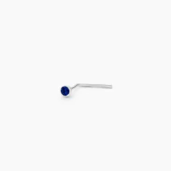 Marc Orian Piercings|Bijoux Homme > Piercing De Nez Fethi Serti Clos Or Blanc Oxyde De Zirconium
