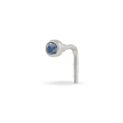 Marc Orian Bijoux Zirconium|Piercings > Piercing De Nez Fethi Serti Clos Or Blanc Oxyde De Zirconium