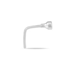 Marc Orian Bijoux Zirconium|Piercings > Piercing De Nez Fethi Serti Clos Or Blanc Oxyde De Zirconium