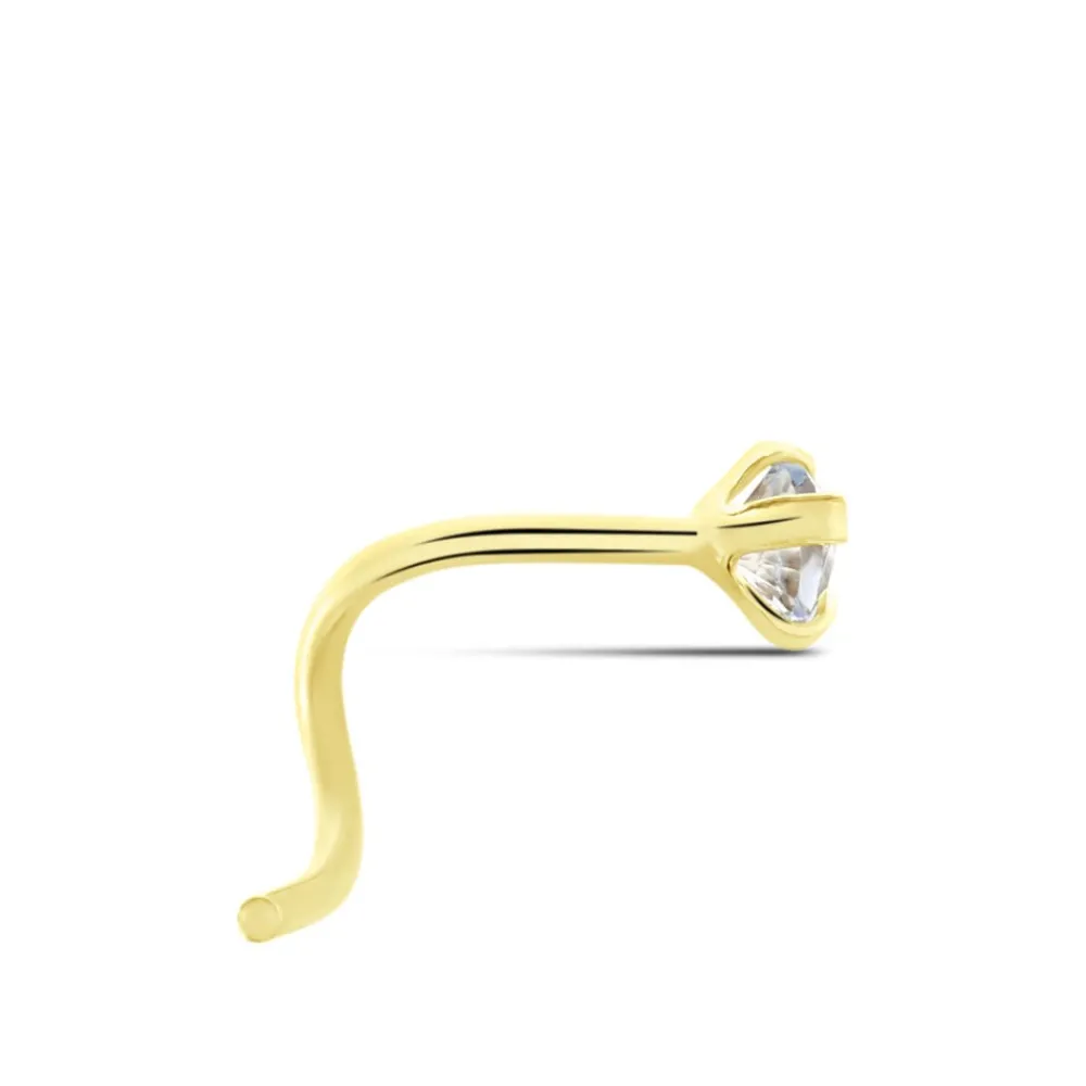 Marc Orian Bijoux Zirconium|Piercings > Piercing De Nez De Zirconium or jaune oxyde
