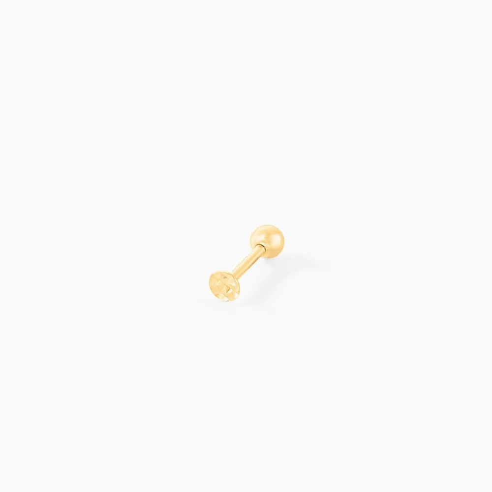 Marc Orian Piercings|Piercings D'Oreilles > Piercing D'oreilles Or Jaune Joanina Boule