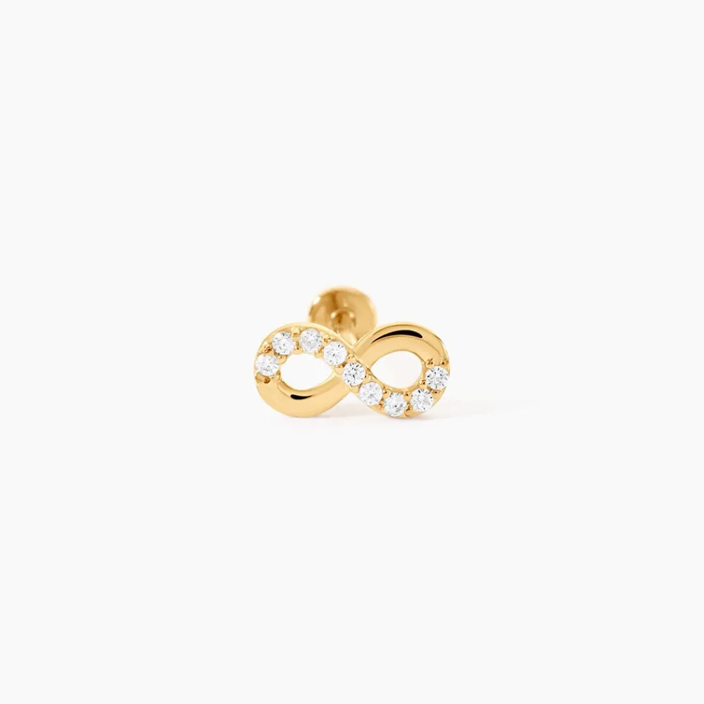 Marc Orian Piercings|Boucles D'Oreilles Femme > Piercing Erland Or Jaune Oxyde De Zirconium
