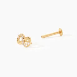 Marc Orian Piercings|Boucles D'Oreilles Femme > Piercing Erland Or Jaune Oxyde De Zirconium