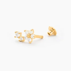 Marc Orian Boucles D'Oreilles Fleur|Piercings > Piercing Margarid Or Jaune Oxyde De Zirconium