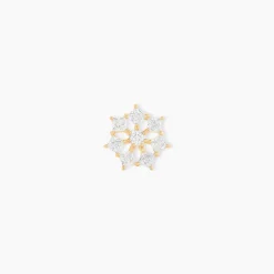 Marc Orian Bijoux Zirconium|Boucles D'Oreilles Fleur > Piercing Marged Or Jaune Oxyde De Zirconium