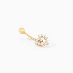 Marc Orian Bijoux Zirconium|Piercings > Piercing Norris Or Jaune Oxyde De Zirconium
