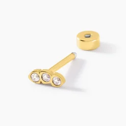 Marc Orian Bijoux Zirconium|Piercings > Piercing Pirias Acier Jaune Oxyde De Zirconium