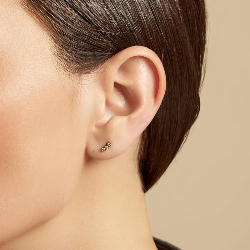 Marc Orian Bijoux Zirconium|Piercings > Piercing Pirias Acier Jaune Oxyde De Zirconium