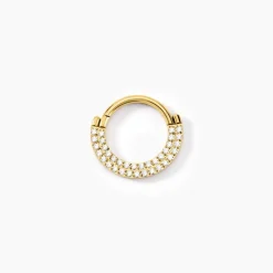 Marc Orian Bijoux Zirconium|Piercings > Piercing Septum Bettris Acier Jaune Oxyde De Zirconium
