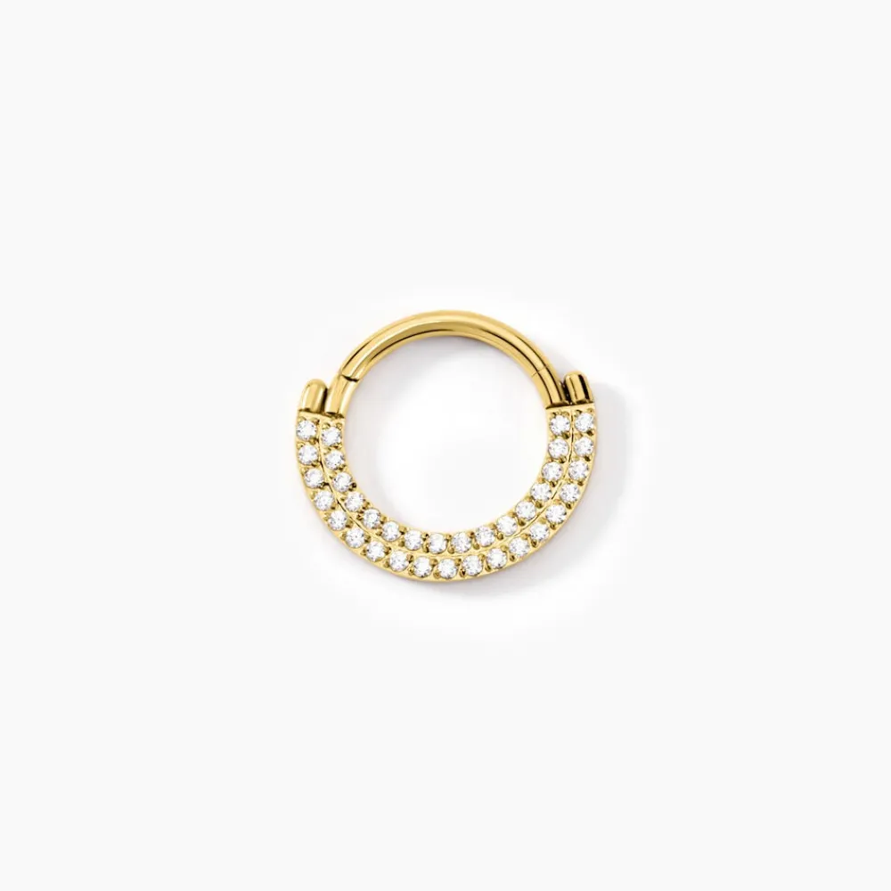 Marc Orian Bijoux Zirconium|Piercings > Piercing Septum Bettris Acier Jaune Oxyde De Zirconium